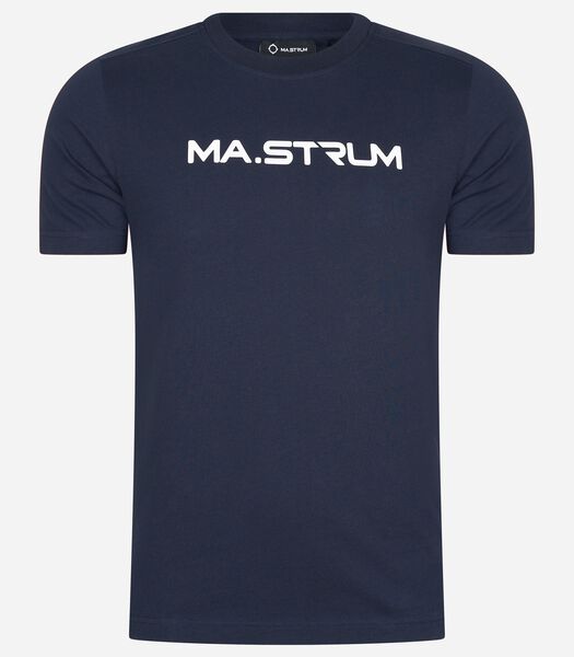 MA.Strum T-shirt met borstprint