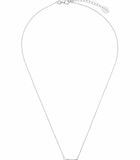 Ketting met hanger voor meisjes, 925 sterling zilver, zirkonia synth. image number 1