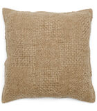 Kussenhoes 50x50 - Rustic Check Pillow Cover - Beige image number 0