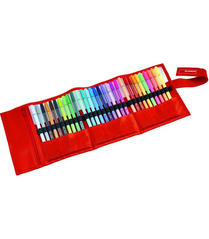 Pen 68 - premium viltstift - rollerset met 30 kleuren image number 0