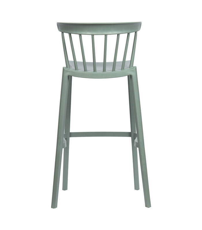 Lot de 2 chaises d'interieur et d'exterieur - Plastique - Vert - 103x54x51 - Bliss image number 4