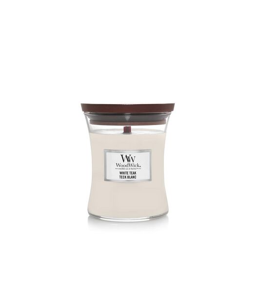 Bougie parfumée  Medium White Teak - 11 cm / ø 10 cm