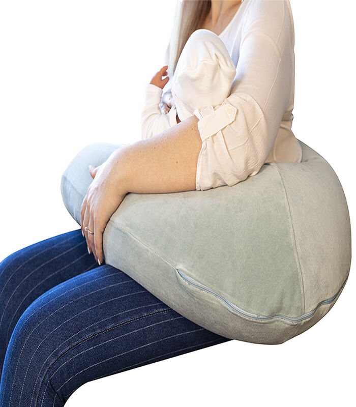 Zwangerschapskussen 160 cm organisch-katoen met afneembare hoes image number 2