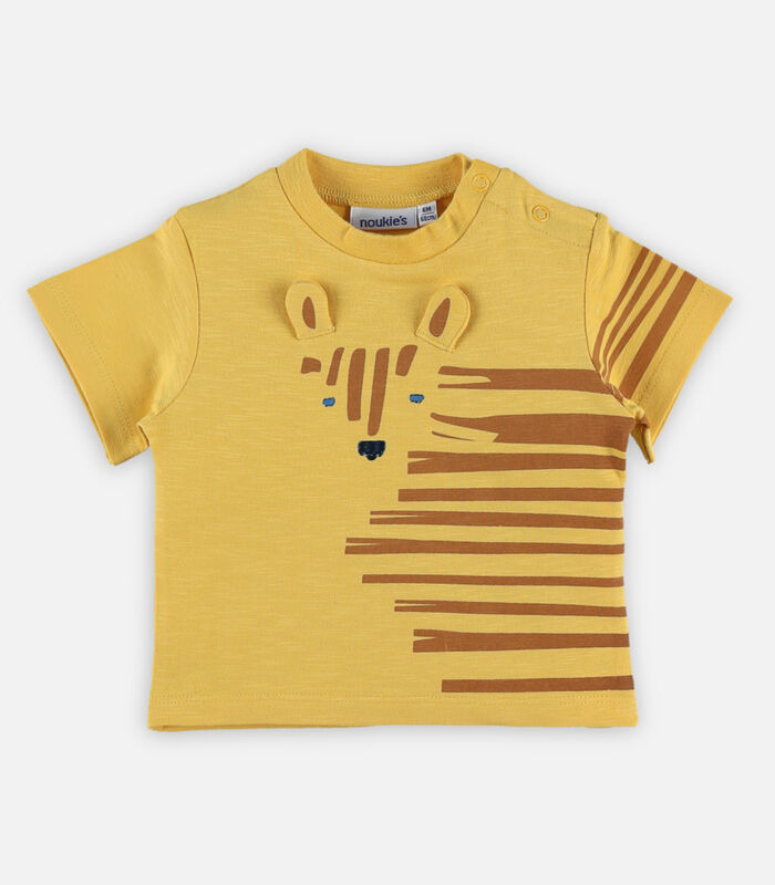 T-shirt manches courtes avec tigre image number 0