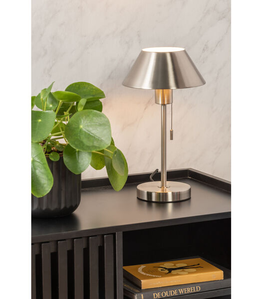 Lampe de table Office Retro - Nickel - Ø20cm