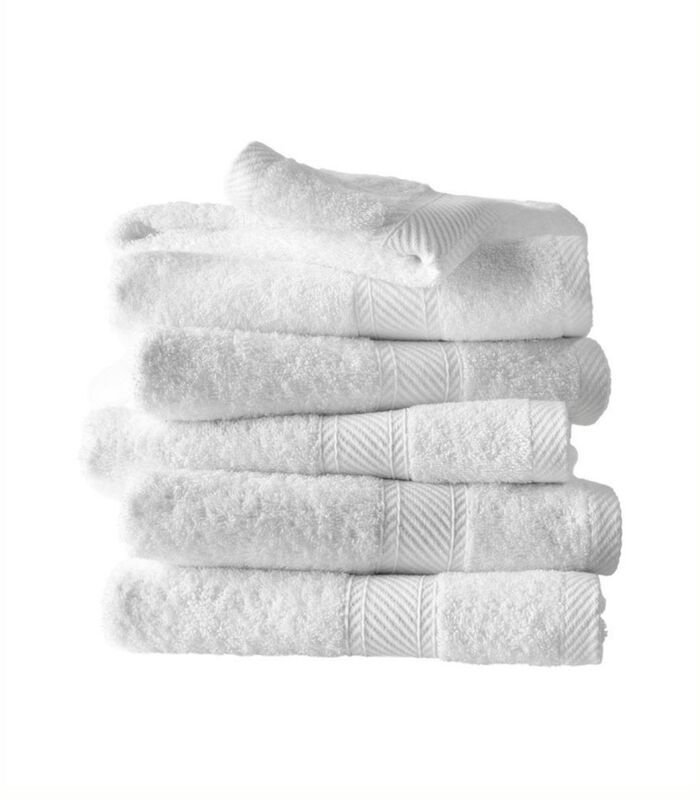 6 serviettes de bains Hélène white image number 0