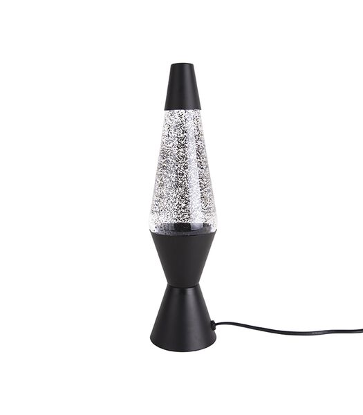 Lampe de table Glitter - Noir - 37x10cm