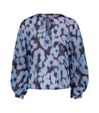 Chiffon blouse met print image number 2