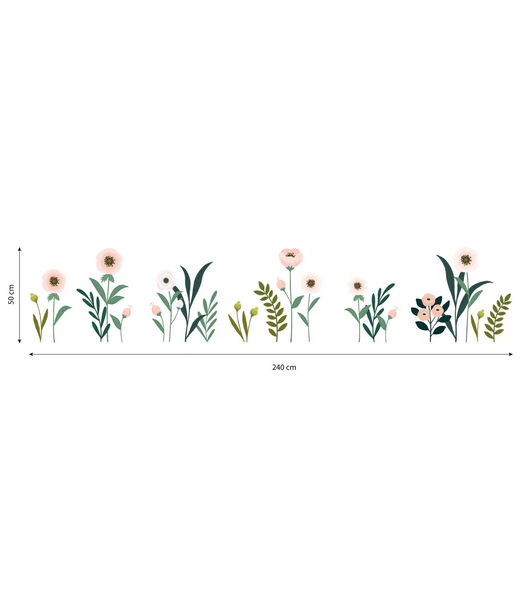 WONDERLAND - Grote stickers - Anemoon bloemen