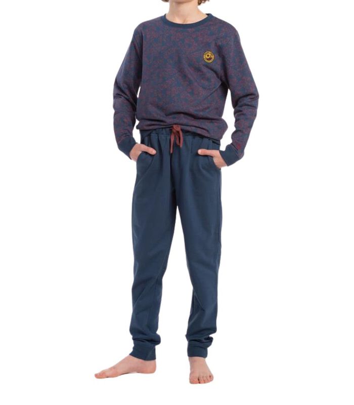 Pyjama lange mouwen lange broek PETRUS image number 2