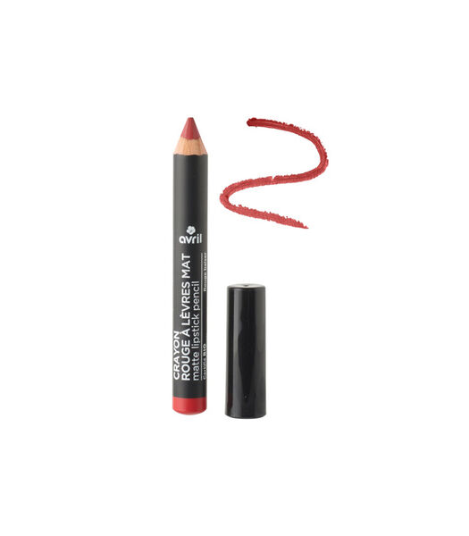Crayon Rouge à Lèvres Mat Certifié Bio