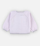 Cardigan lurex en tricot fin, lila image number 2