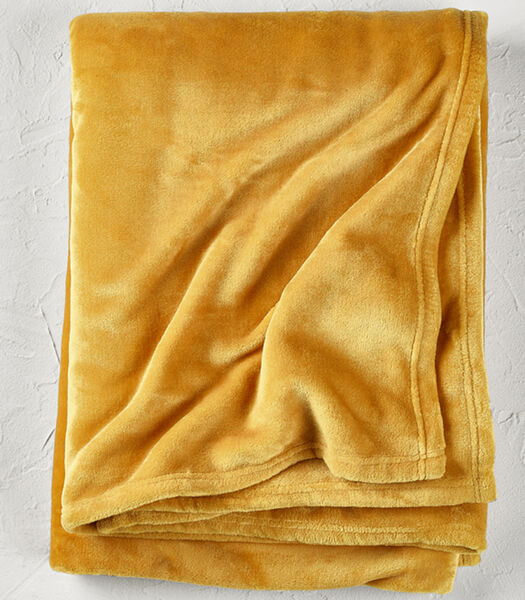 Fleece deken Snuggly Golden Yellow - 150 x 200 cm - Geel
