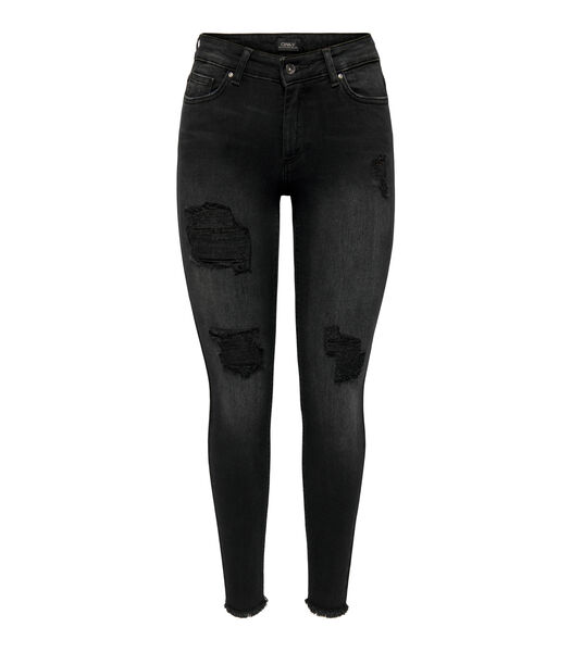 Dames skinny jeans Blush Mid Raw Ank Dest Tai099