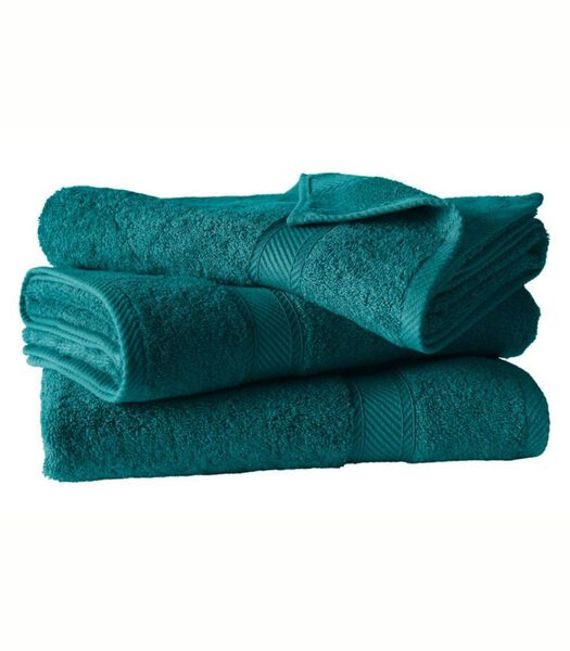3 serviettes de bains Hélène lake green