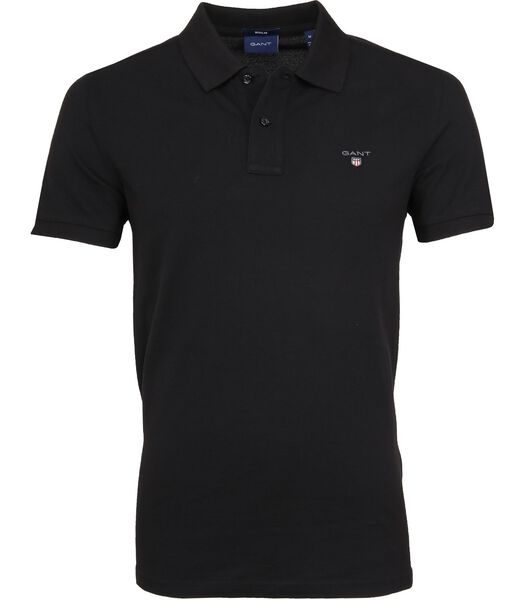 Poloshirt Basic Zwart