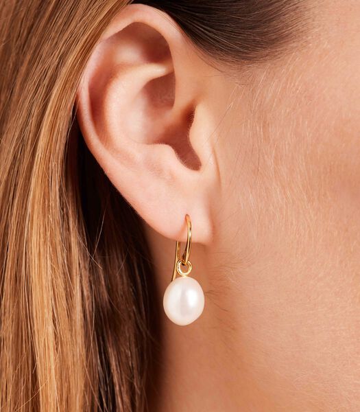 Femmes - Pendentif d'oreille avec placage - Perle
