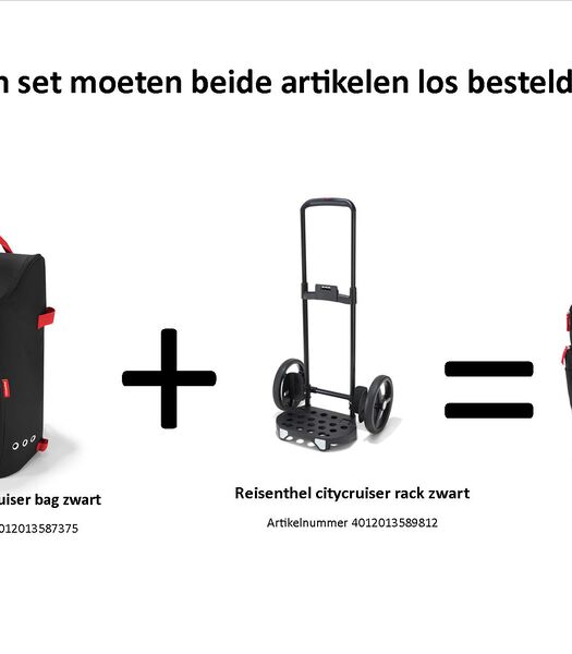 Citycruiser Bag - Boodschappentrolley - Zwart