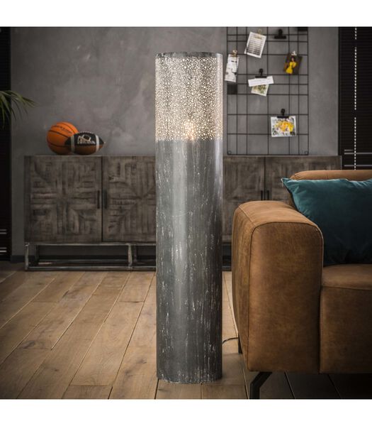 Rock Pillar - Lampadaire - aspect béton - cylindre - 120 cm