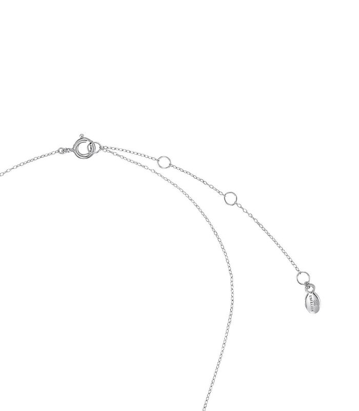 Ketting met hanger voor dames, sterlingzilver 925 gerhodineerd, zirkonia (synth.) image number 2