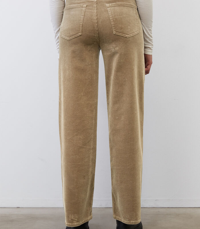 Pantalon en velours côtelé modèle TOMMA de coupe Wide Leg image number 2