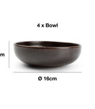 Servies 12-delig chocolate Tabo image number 3