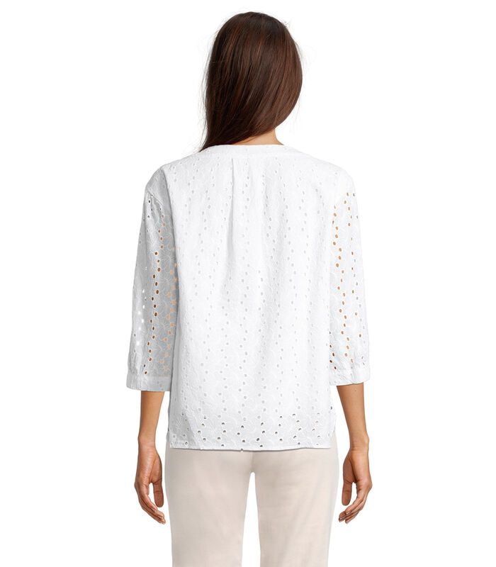 Blouse in shirtstijl 3/4e-mouwen image number 1