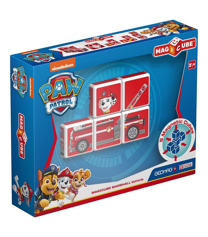 Paw Patrol - MagiCube Marshall Fire Truck - 5 delig image number 2