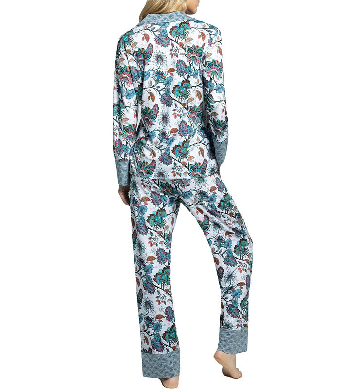 Ensemble pyjama long fleuri en modal Christie image number 1