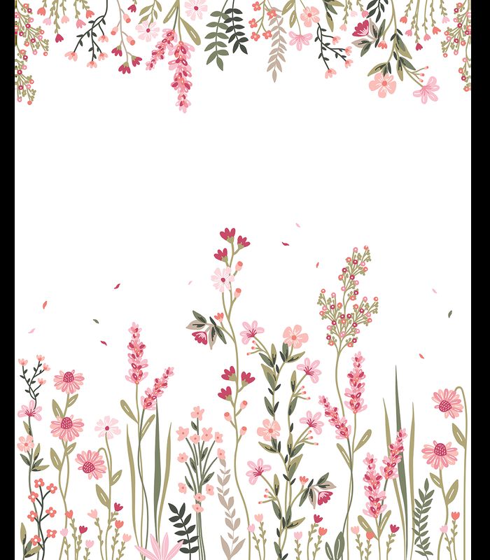 MAGENTA - Papier peint panoramique - Champs de fleurs (droite) image number 0