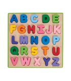 Bigjigs Puzzle en bois en forme d'alphabet - 26 pièces image number 0