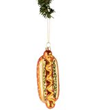Kerstbal Hot Dog 14 cm image number 0