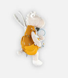 Veloudoux en BIO katoenen mousseline Tiga activiteitenknuffel, beige/okergeel image number 3