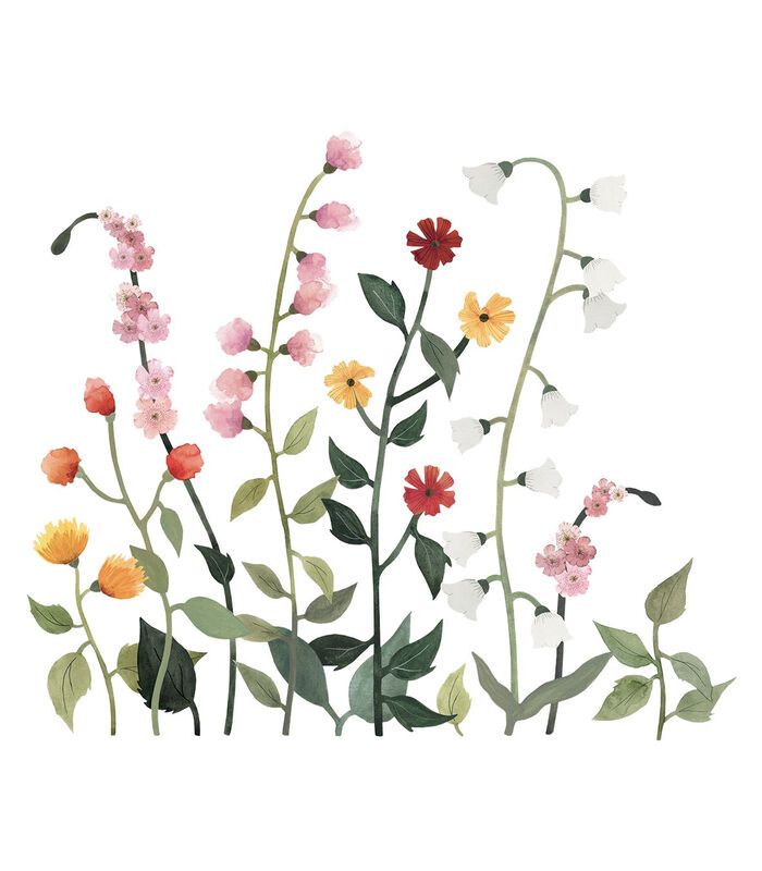 QUEYRAN - Grote stickers - Wilde bloemen image number 0