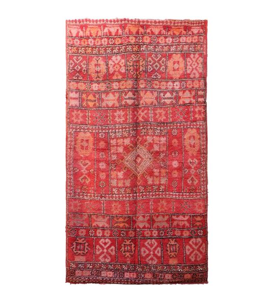 Tapis Berbere marocain pure laine 182 x 335 cm