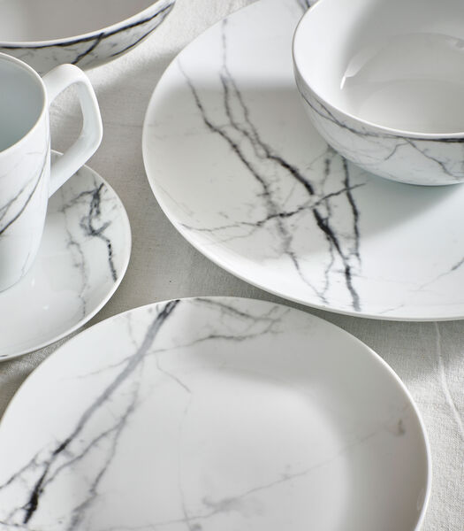 Servies 20-delig marble Stone
