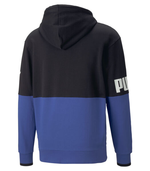 Sweatshirt zippé à capuche Power Colorblock