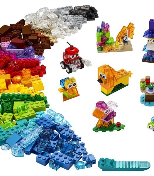 LEGO Classic 11013 Briques Transparentes CrÃ©atives Set Animaux