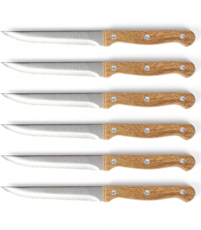 Set de 6 couteaux à steak avec support image number 4
