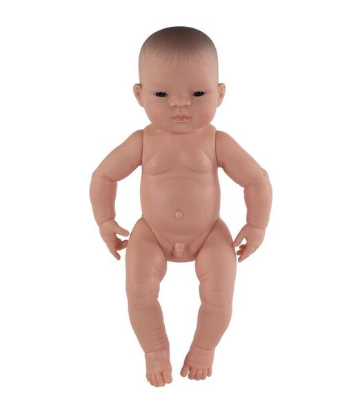Babypop Jongen Amandelogen Vanillegeur - 40 cm