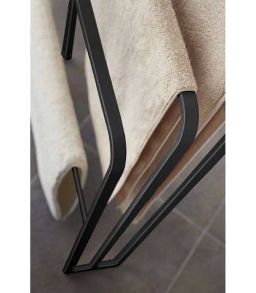 Porte-serviettes de bain avec 3 barres - Tower - Noir