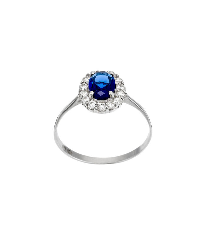 Ring "Bleu Merveilleux" Witgoud image number 4