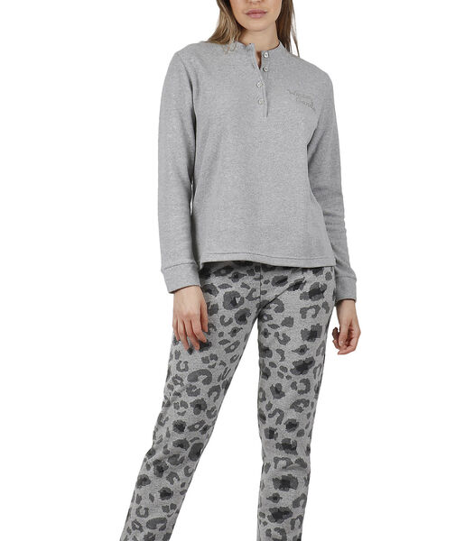 Pyjama indoor outfit broek top lange mouwen Skin Winter