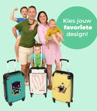 Handbagage Koffer met 4 wielen en TSA slot (Matisse - Kunst - Roze - Abstract) image number 3