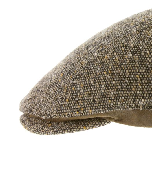 GRASBERG Casquette plate tweed chiné