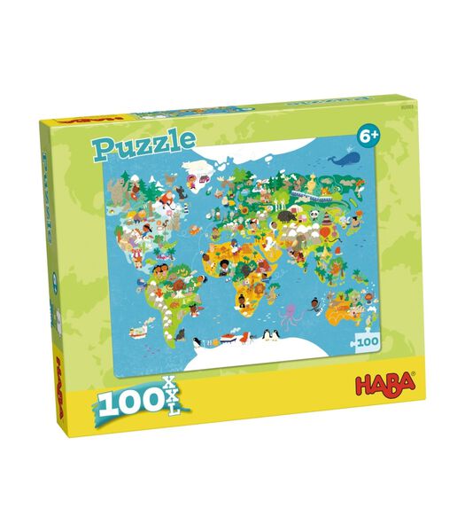 HABA Puzzel Wereldkaart