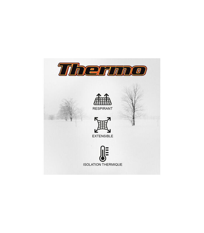 Heren V-hals thermo Anti-Cold T-shirt image number 3