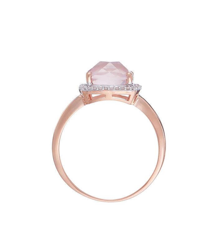 Ring "Quartissime Quartz" Roze Goud en Diamanten image number 2