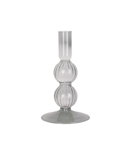 Bougeoir verre Swirl Bubbles