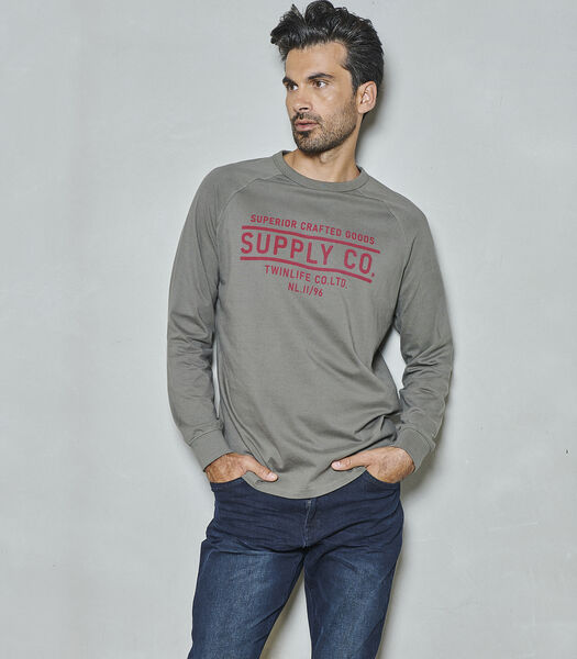 MEN T-SHIRT LONG SLEEVE LOGO - T-shirt